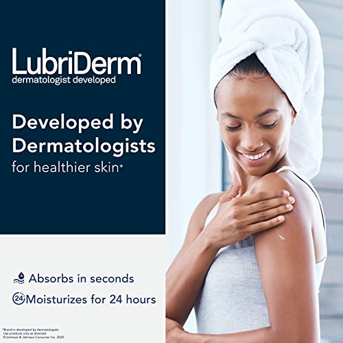 Lubriderm Advanced Therapy Fragrance-Free Moisturizing Lotion with Vitamins E and Pro-Vitamin B5, Intense Hydration for Extra Dry Skin, Non-Greasy Formula, Pack of Three, 3 x 16 fl. oz