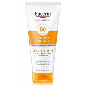 eucerin sensitive protect dry touch sun gel cream spf 50 ultra light 200ml