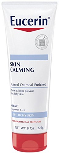 Eucerin Skin Calming, Fragrance Free Crème, 8 Oz