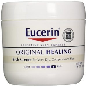 Eucerin Original Healing Cream - Fragrance Free, Rich Lotion for Extremely Dry Skin - 16 oz. Jar