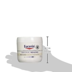 Eucerin Original Healing Cream - Fragrance Free, Rich Lotion for Extremely Dry Skin - 16 oz. Jar