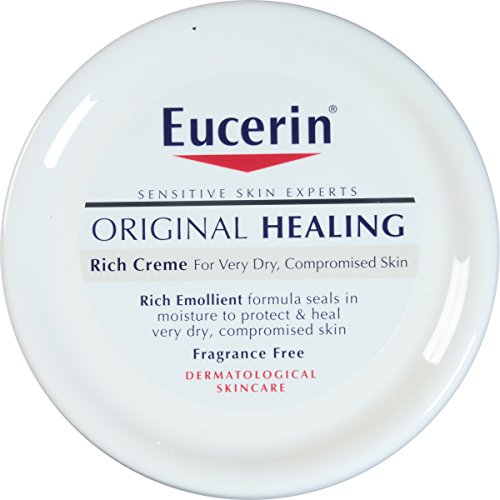 Eucerin Original Healing Cream - Fragrance Free, Rich Lotion for Extremely Dry Skin - 16 oz. Jar