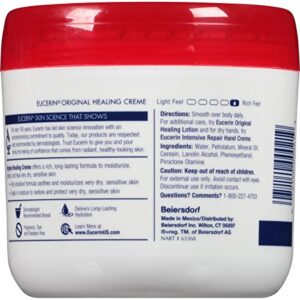 Eucerin Original Healing Cream - Fragrance Free, Rich Lotion for Extremely Dry Skin - 16 oz. Jar