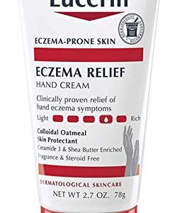 Eucerin Creme Eczema Relief Hand 2.7 Ounce Tube (80ml) (6 Pack)