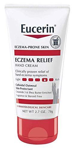 Eucerin Creme Eczema Relief Hand 2.7 Ounce Tube (80ml) (6 Pack)