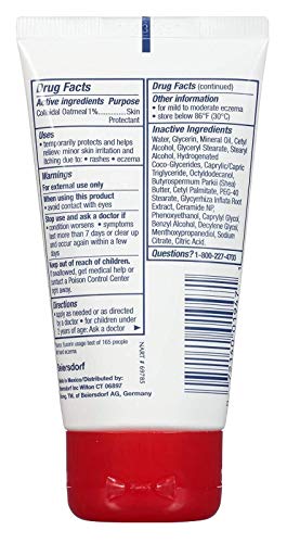 Eucerin Creme Eczema Relief Hand 2.7 Ounce Tube (80ml) (6 Pack)