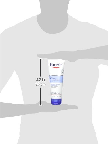 Eucerin Skin Calming Cream - Full Body Lotion for Dry, Itchy Skin, Natural Oatmeal Enriched - 8 oz. Tube