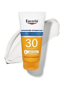 eucerin sun advanced hydration spf 30 sunscreen lotion, 5 fl oz tube