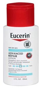 eucerin lotion advanced repair 3 ounce (89ml) (pack of 2)