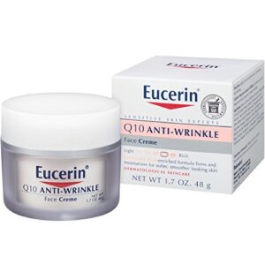 eucerin sensitive skin experts q10 anti-wrinkle face creme 1.70 oz (pack of 2)