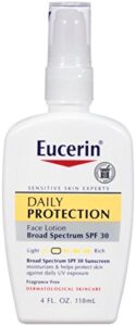 eucerin daily protection face lotion spf 30 4 oz