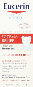 eucerin baby eczema relief flare-up treatment, 2 oz (2 pack)