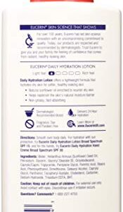 Eucerin Daily Hydration Moisturizing Lotion, Fragrance Free 16.9 oz (Pack of 2)