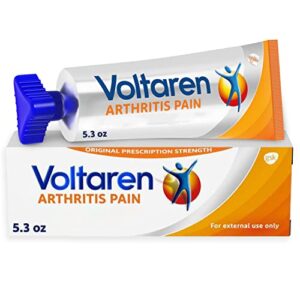 voltaren arthritis pain gel for powerful topical arthritis pain relief, no prescription needed – 5.29 oz/150 g tube