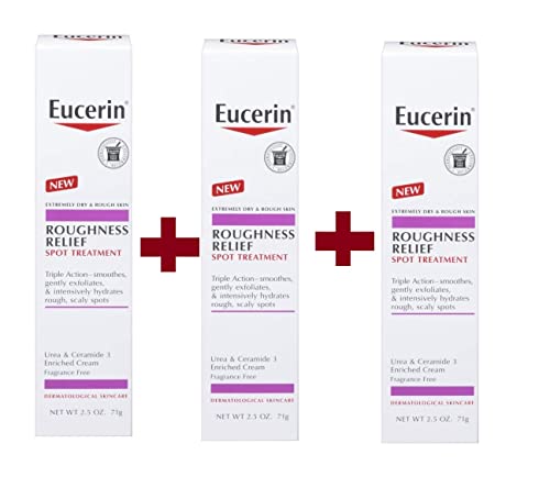 Eucerin Spot Treatment Roughness Relief 2.5 Ounce (74ml) (3 Pack)