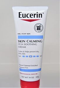 eucerin skin calming natural oatmeal enriched creme 14 oz (pack of 2)