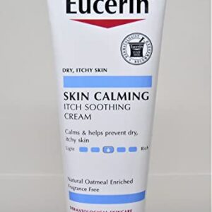 Eucerin Skin Calming Natural Oatmeal Enriched Creme 14 oz (Pack of 2)