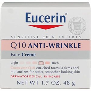 eucerin q10 anti-wrinkle sensitive skin creme 1.7 oz (48 g)