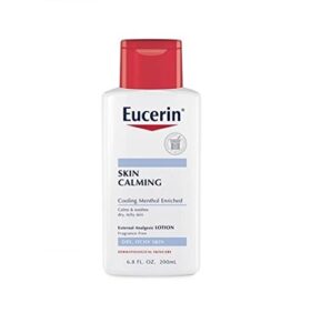 eucerin skin calming, fragrance free extra analgesic lotion 6.8 oz