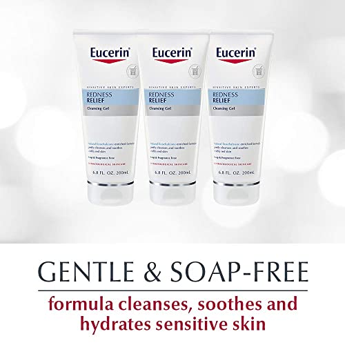 Eucerin Sensitive Skin Redness Relief Cleansing Gel 6.8 Ounce