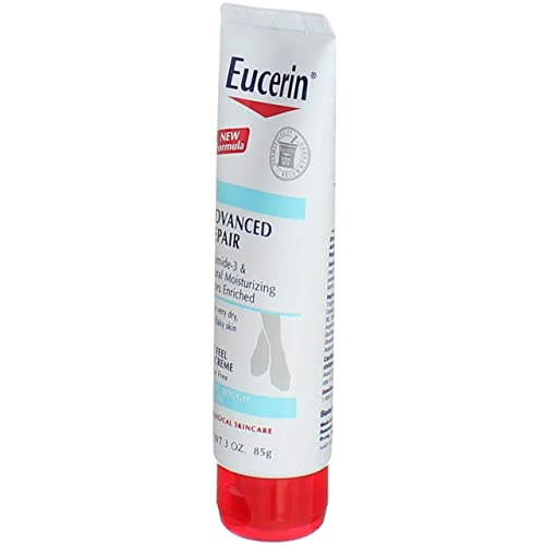 Eucerin Advanced Repair Light Feel Foot Creme, 3 oz (Pack of 5)