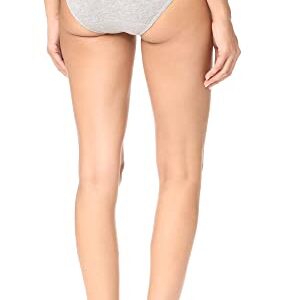 Calvin Klein Women's Cotton Stretch Logo Multipack Bikini Panty, White/Black/Grey Heather, Small