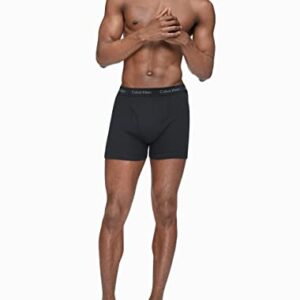 Calvin Klein Men's Cotton Classics 7-Pack Boxer Brief, 7 Black, M