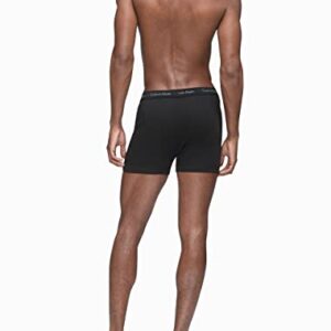 Calvin Klein Men's Cotton Classics 7-Pack Boxer Brief, 7 Black, M