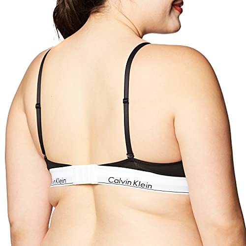 Calvin Klein Women's MODERN COTTON TRIANGLE BRA , -black, M