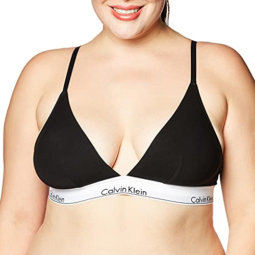 Calvin Klein Women's MODERN COTTON TRIANGLE BRA , -black, M