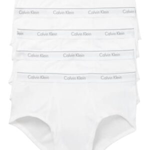 Calvin Klein Men's Cotton Classics 5-Pack Brief, 5 White, Medium