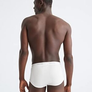 Calvin Klein Men's Cotton Classics 5-Pack Brief, 5 White, Medium