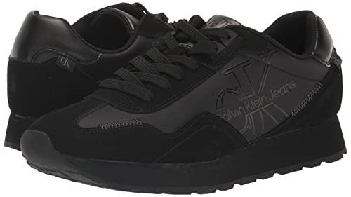 Calvin Klein Men's Eden Sneaker, Black 001, 11