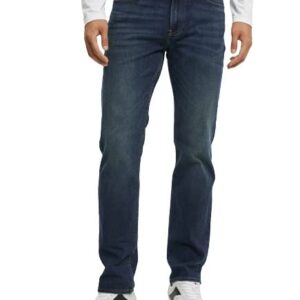 Calvin Klein Men's Straight High Stretch Jeans, Avedon Dark, 36x34