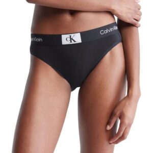 Calvin Klein Women's 1996 Cotton Modern Bikini Panties, Multi-Pack, Black