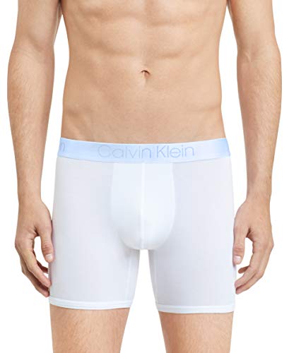 Calvin Klein Men's Ultra Soft Modal Boxer Briefs, White, M