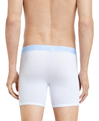 Calvin Klein Men's Ultra Soft Modal Boxer Briefs, White, M