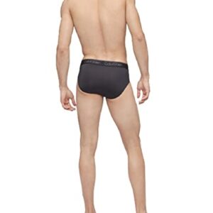 Calvin Klein Men's Micro Stretch 3-Pack Hip Brief, 3 Black, M