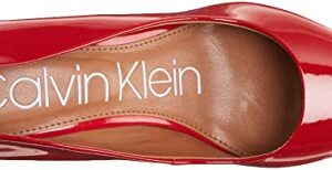 Calvin Klein Women's Gayle Pump, Crimson Red, 8