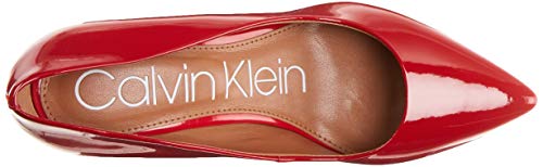 Calvin Klein Women's Gayle Pump, Crimson Red, 8