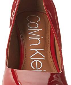 Calvin Klein Women's Gayle Pump, Crimson Red, 8