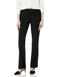 calvin klein women’s modern fit suit pant, black, 12