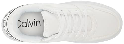 Calvin Klein Women's Danyel Sneaker, White, 11