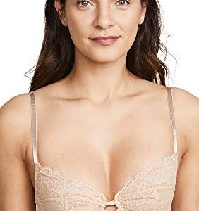 Calvin Klein Women's Seductive Comfort Unlined Lace Bra, Bare, 36B