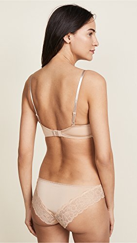 Calvin Klein Women's Seductive Comfort Unlined Lace Bra, Bare, 36B