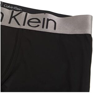 Calvin Klein Men's Steel Micro Boxer Briefs, black/black/black, Small