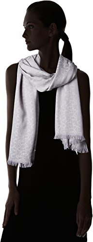 Calvin Klein Women's Pashmina Scarf, grey heather, One Size