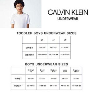 Calvin Klein Boys' Modern Cotton Assorted Boxer Briefs Underwear, 5 Pack, Black, Grey, White, Light Blue, Navy, Small