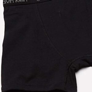 Calvin Klein Boys' Modern Cotton Assorted Boxer Briefs Underwear, 5 Pack, Black, Grey, White, Light Blue, Navy, Small