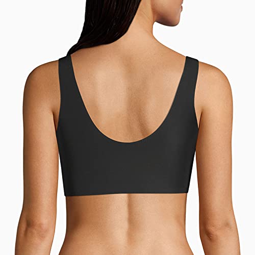 Calvin Klein Women's Invisibles Lift Plunge Bralette, Black, M